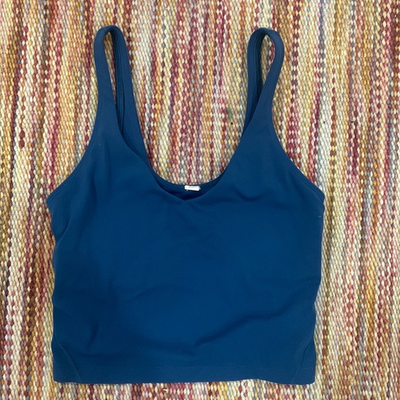 lululemon athletica Tops - Lululemon capture blue align tank - size 2